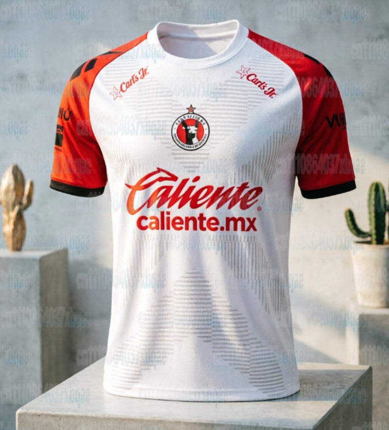 Wine Xo - Men Club Tijuana Xolos Soccer Jersey