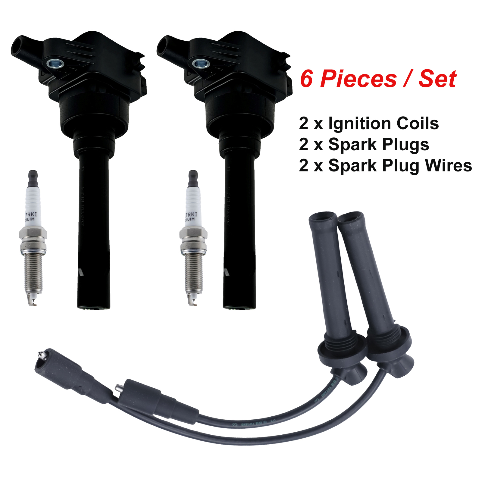 Wine Xo - Ignition Coil Spark Plug Wires Kit