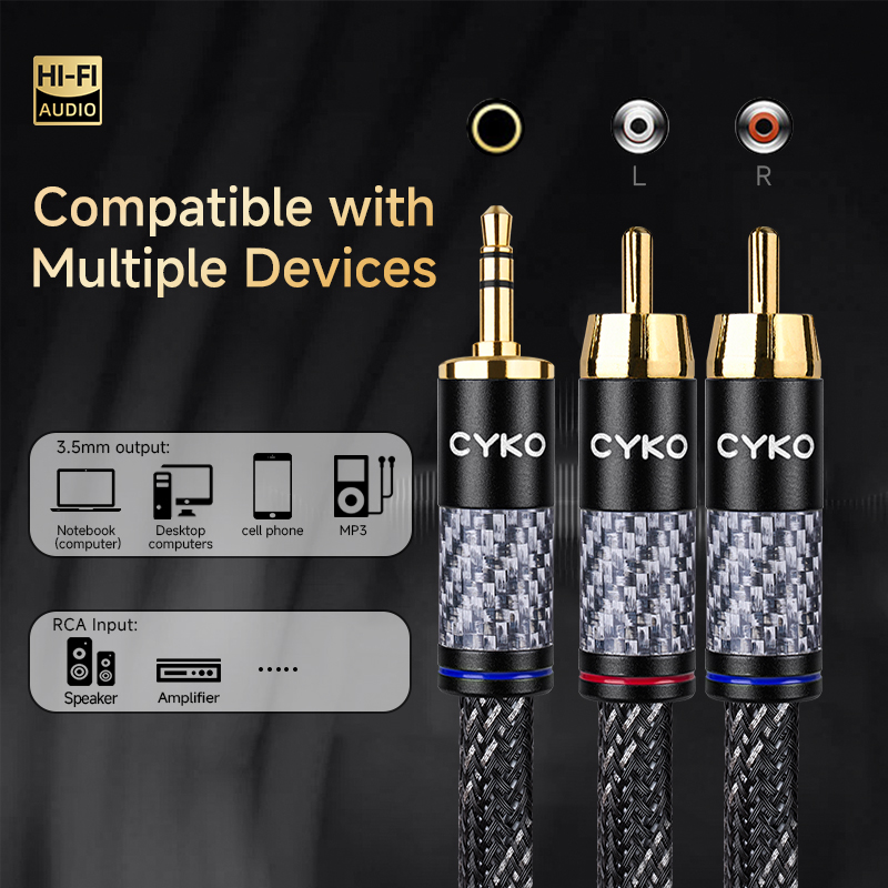 CYKO Hifi 6N OFC Audio Cable 3 - Wine Xo review and price