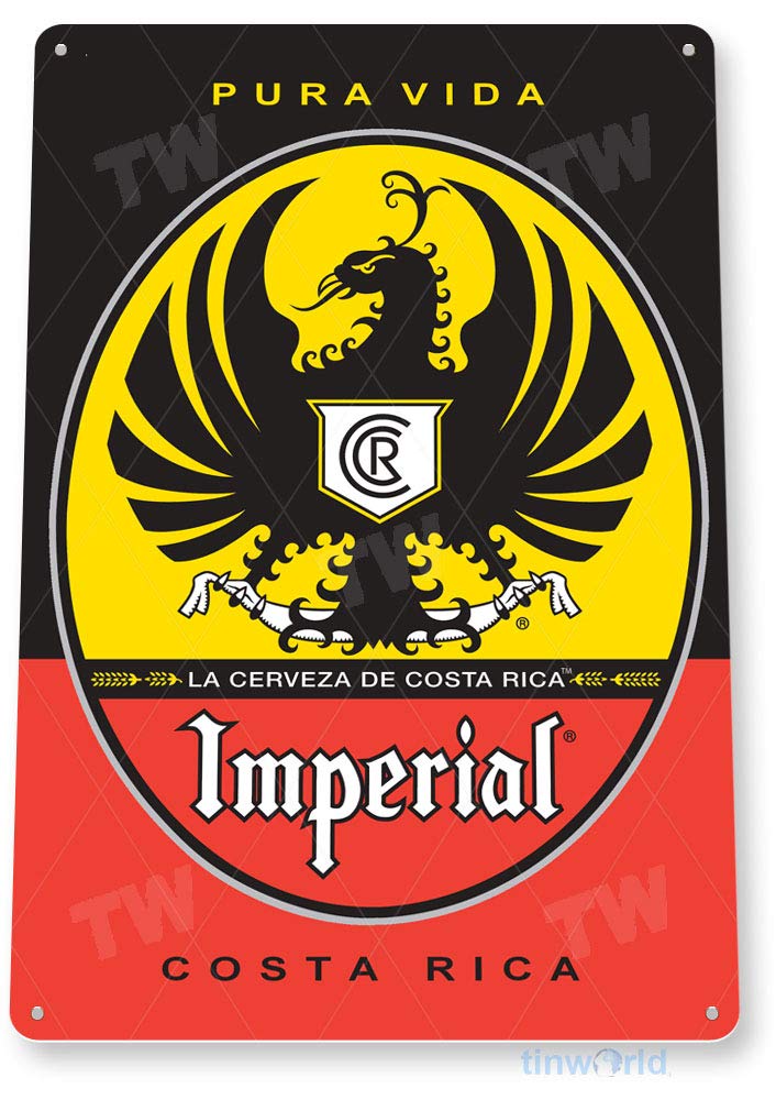8 X 12 Inch Metal Sign -Imperi - Wine X Beer review and price
